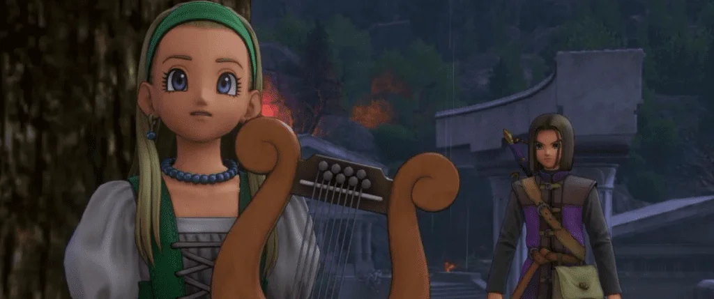 Serena from dqxi and the hero