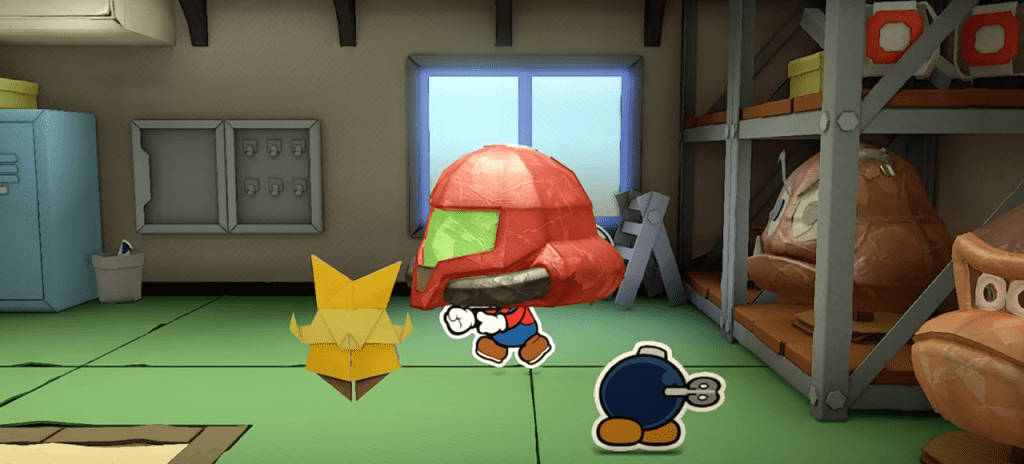 Paper mario samus helmet