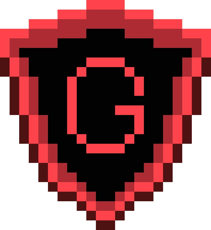 Red g shield logo for geek to geek - reviews: video games, movies, books, and more!