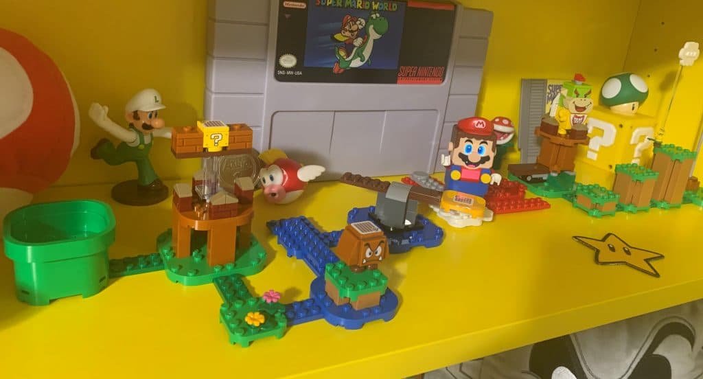 Lego super mario set in all it's glory