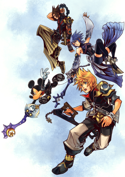 Birth by sleep art - the best kingdom hearts box art (including melody of memory)