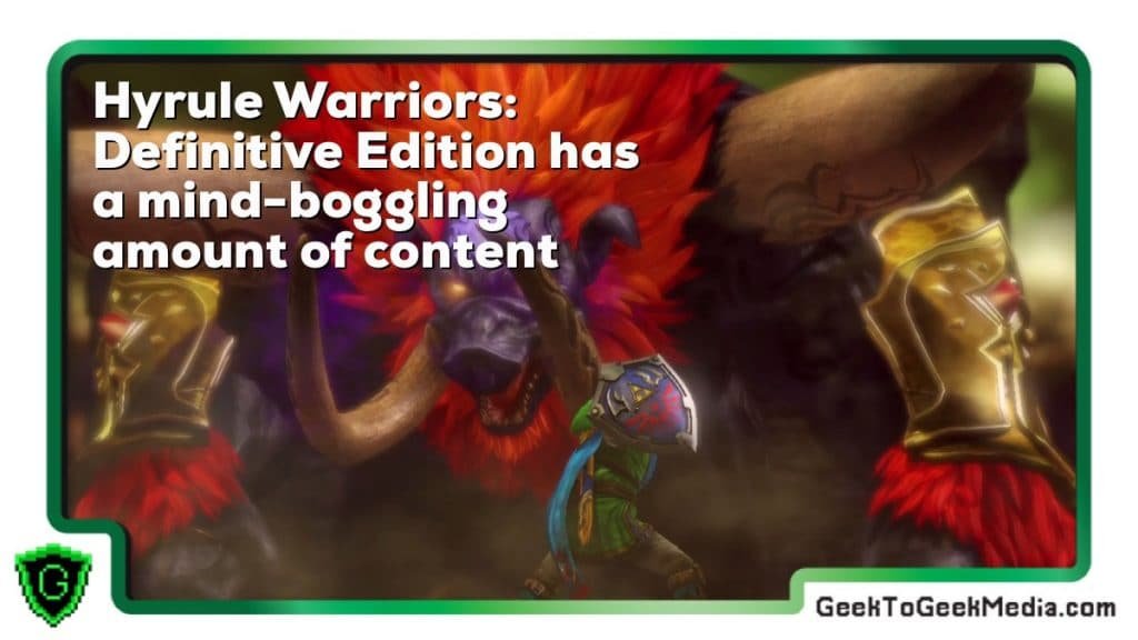 Hyrule Warriors: Definitive Edition Has a Mind-Boggling Amount of Content