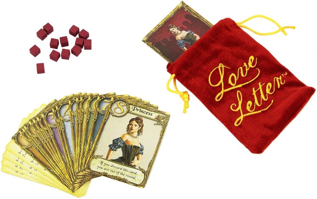 Love letter card game - best two-player board & card games