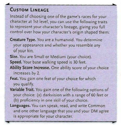 dnd 5e custom races