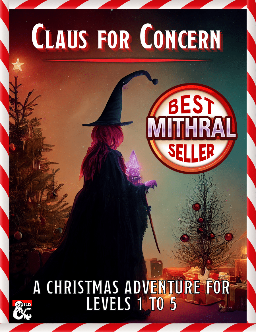 Claus for concern platinum best selling christmas d&d one shot