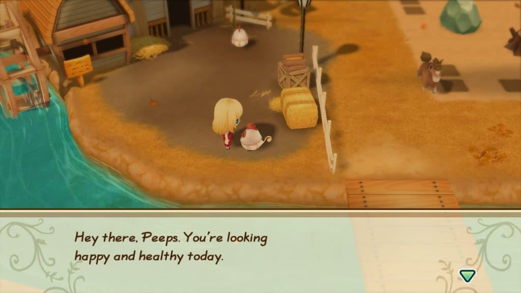 Chickens in story of seasons