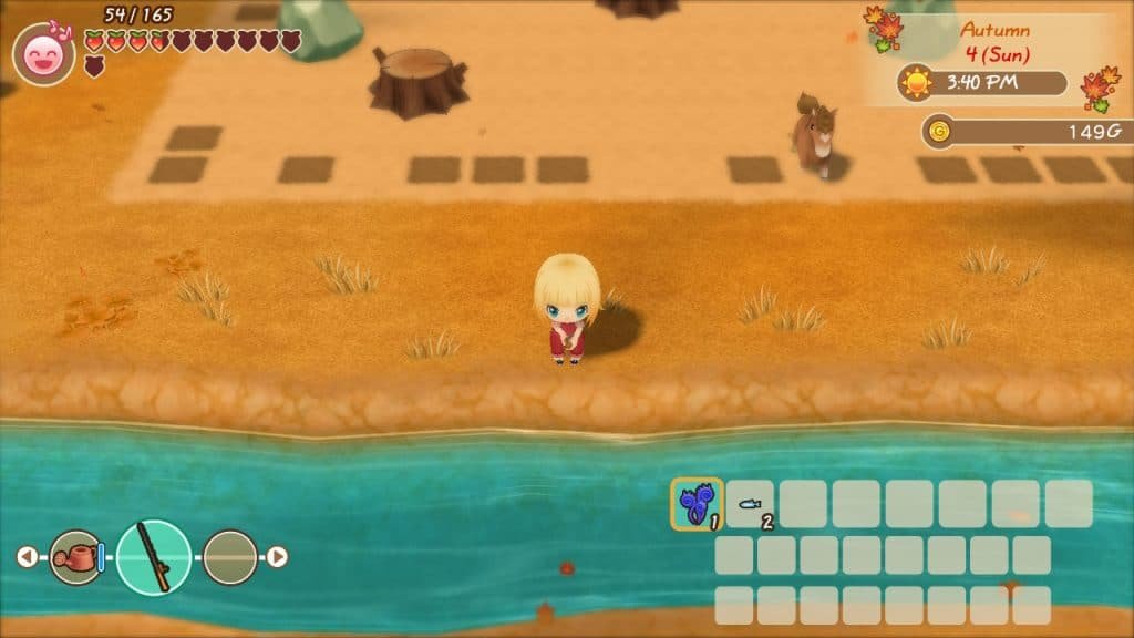 Fishing in story of seasons