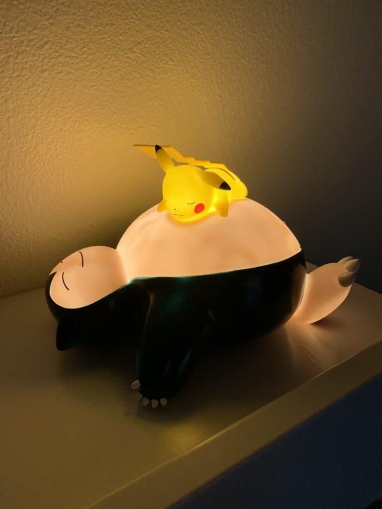 Snorlax pikachu lamp