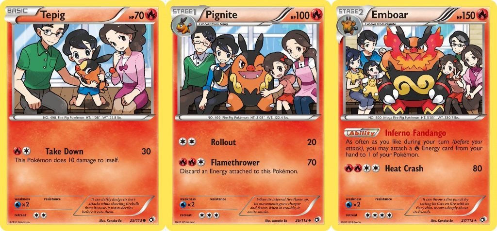 Pokémon tcg tepig line