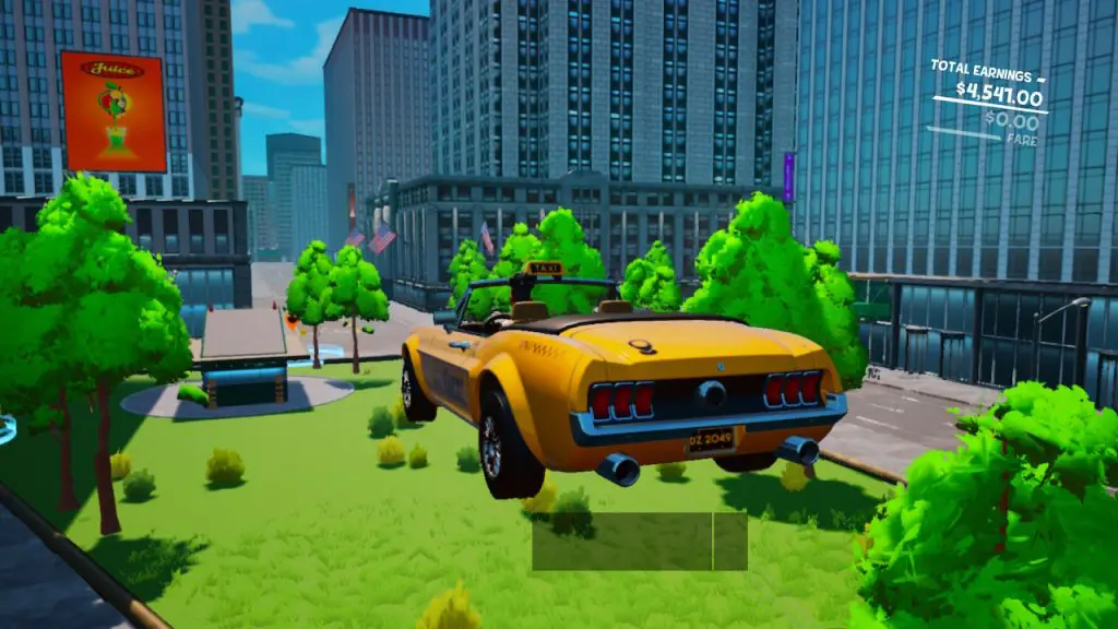 Jump that taxi! It's chaos!