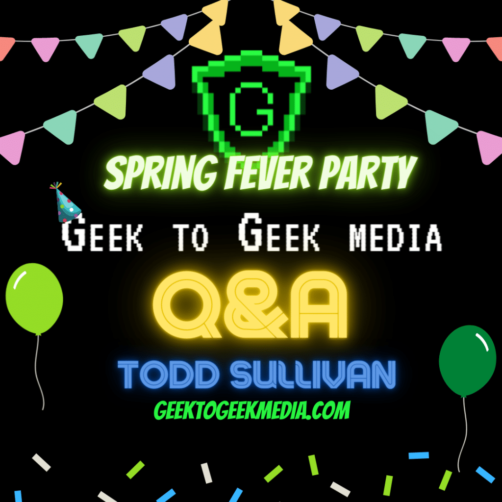 Geek to geek party banner