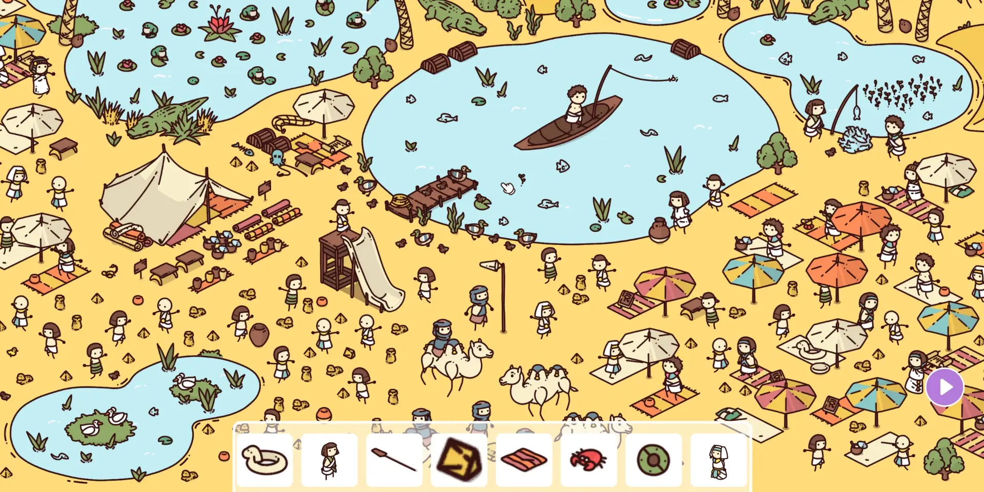 Image from hidden through time