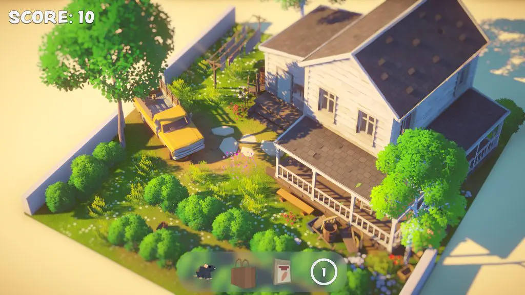 Screenshot from the game out of sight