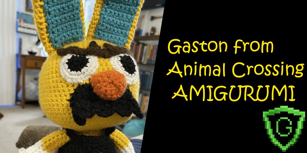 How to make a Crochet Amigurumi Gaston from Animal Crossing!