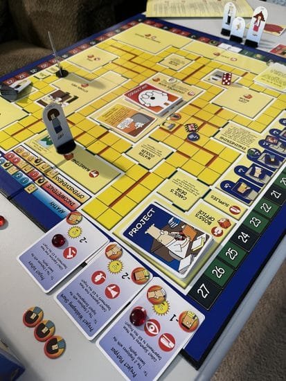 The dilbert board game board