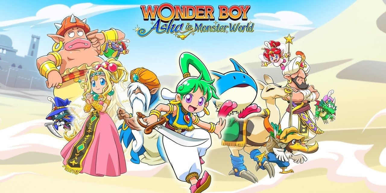 Wonder boy asha in monster world cover art