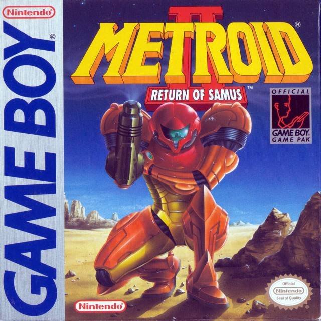 This image has an empty alt attribute; its file name is Metroid_II_US_boxart.jpg