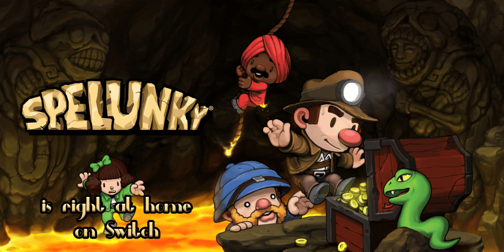 Spelunky 1 and 2 Are Right at Home on Switch