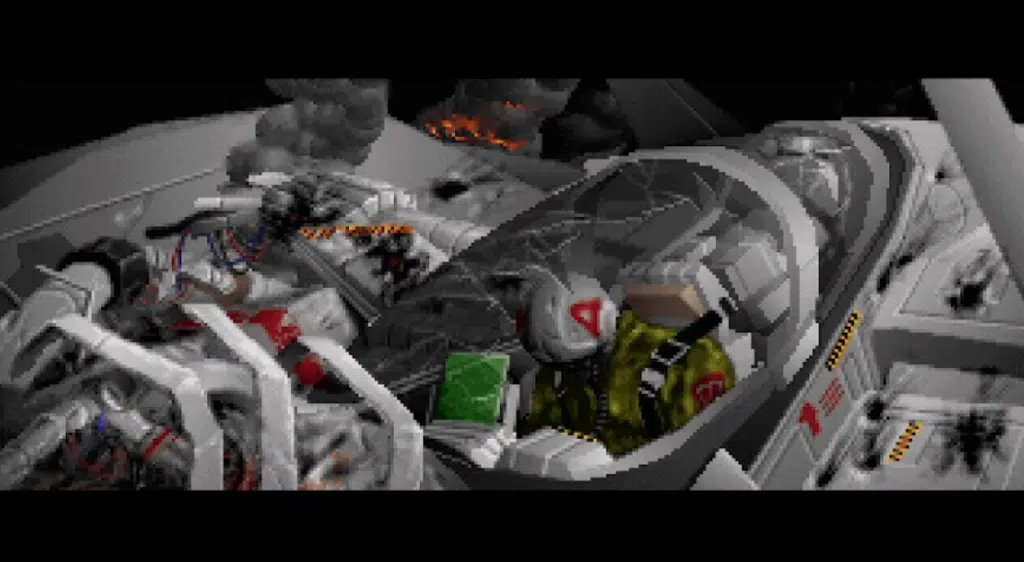 The grim ending for this shmuptember game