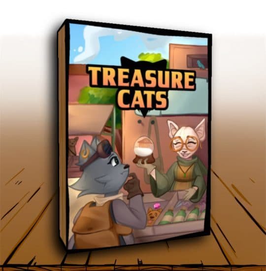 The box for treasure cats
