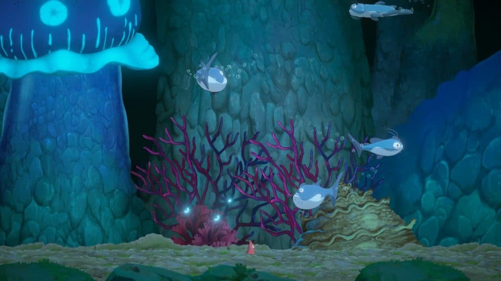 The underwater area in hoa