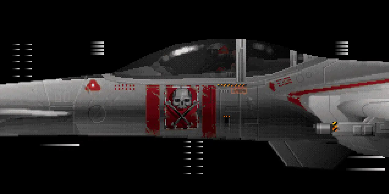 Raptor aircraft in opening cinematic