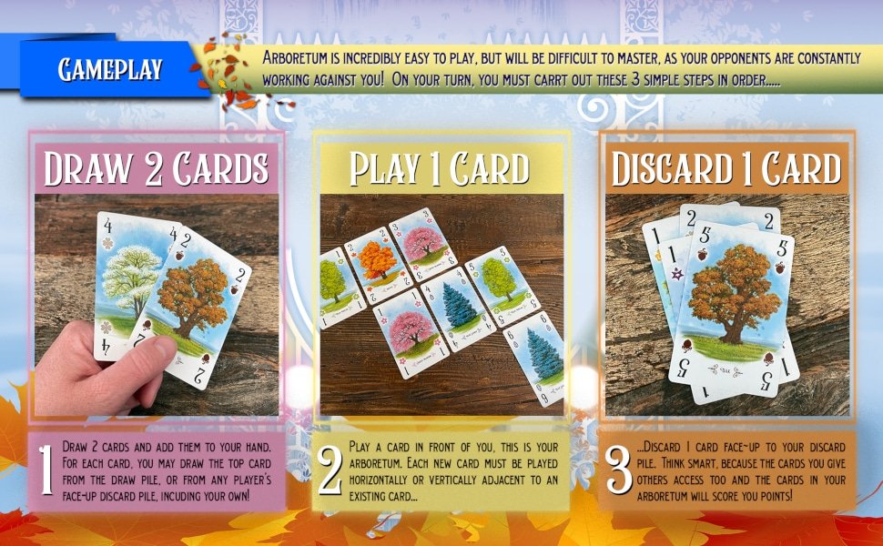 Gameplay for arboretum - arboretum: the card game review