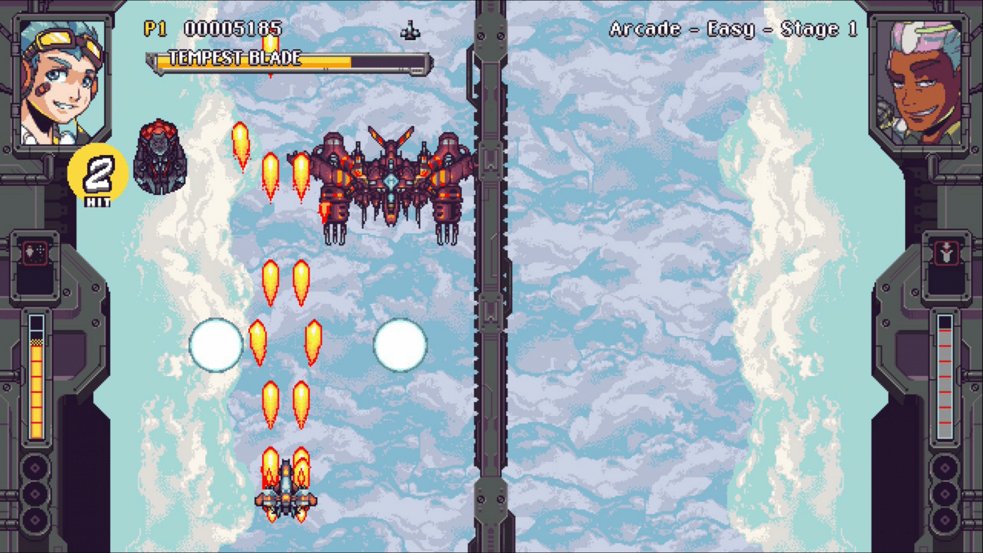 Rival megagun boss shmup