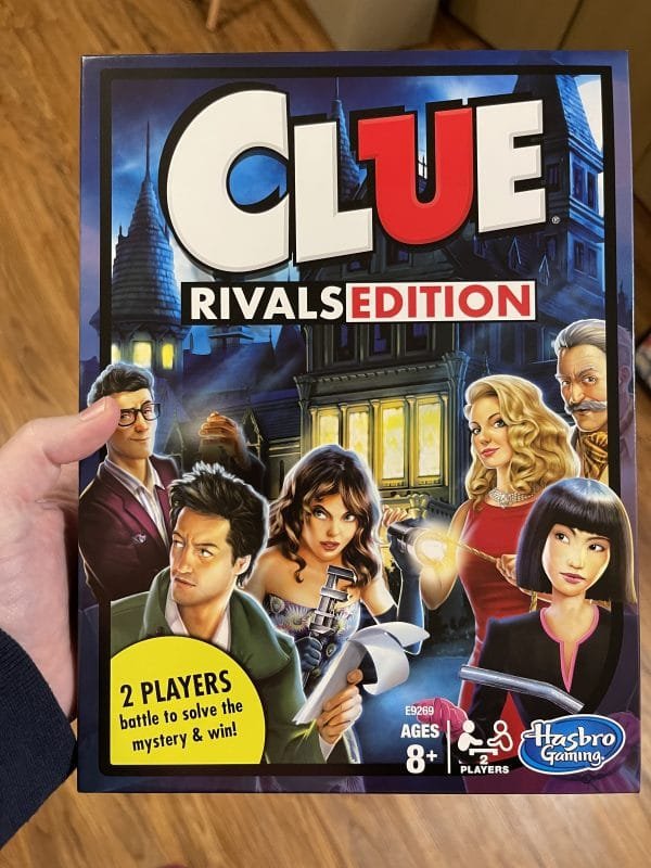 Clue rivals box - clue rivals edition: the board game review
