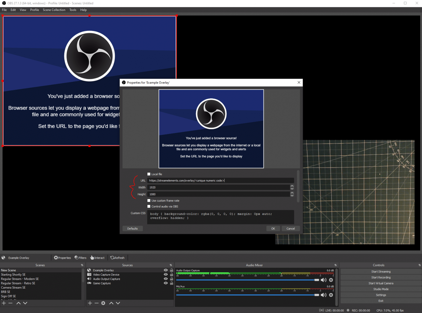 How to Set Up and Use OBS and StreamElements with Twitch