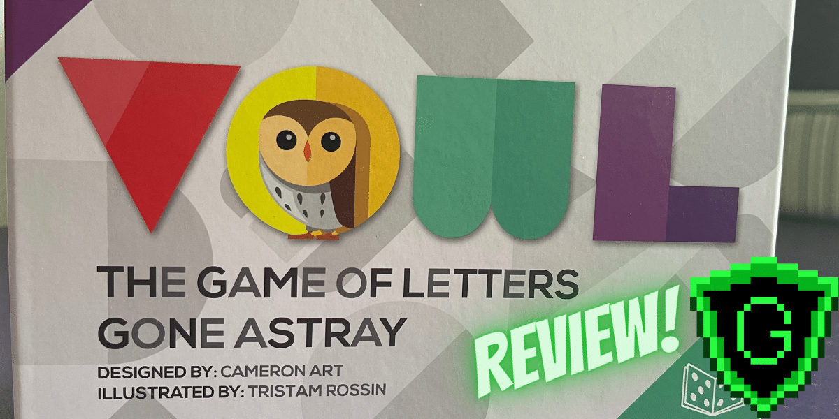 Vowl: The Game of Letters Gone Astray Card Game Review
