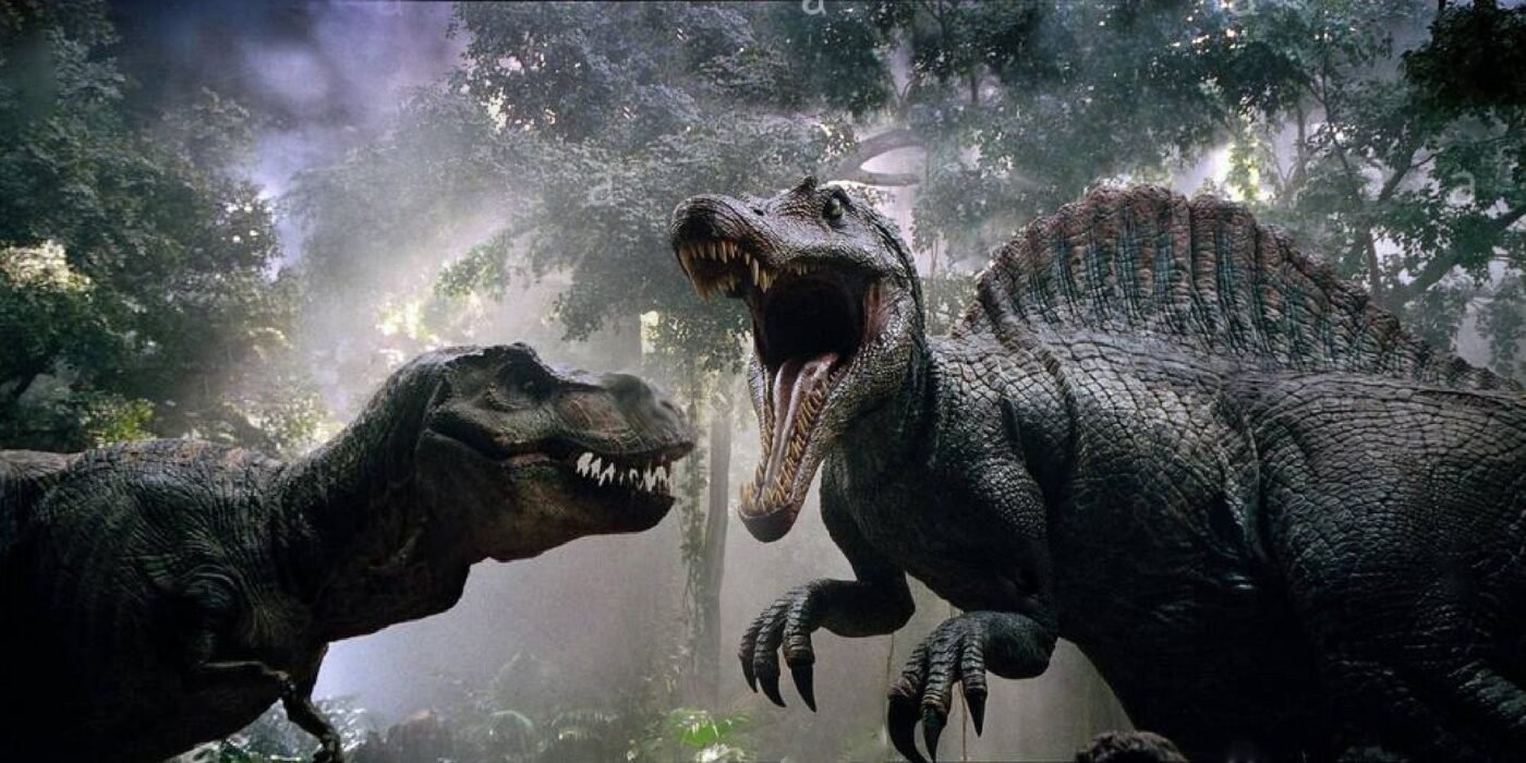 Spinosaurus-vs-t-rex-jurassic-park-3 - Geek to Geek Media