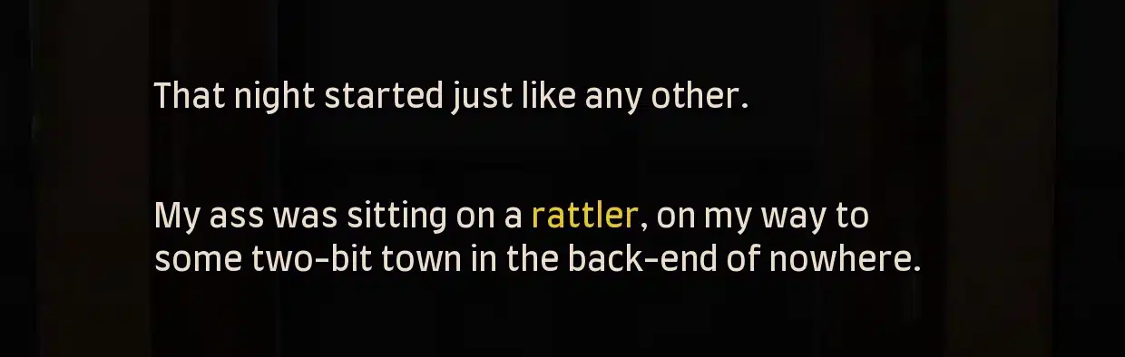 Dead man's Rest Text Sample