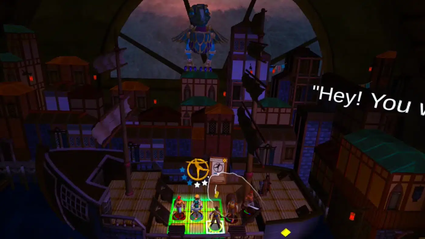 The "picking up a character" motion in table of tales is dangerously close to the "reset camera" motion.