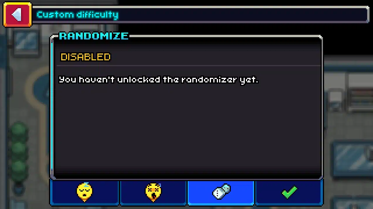 The randomizer doesn't get unlocked until the first major milestone, which is a few hours into Coromon.