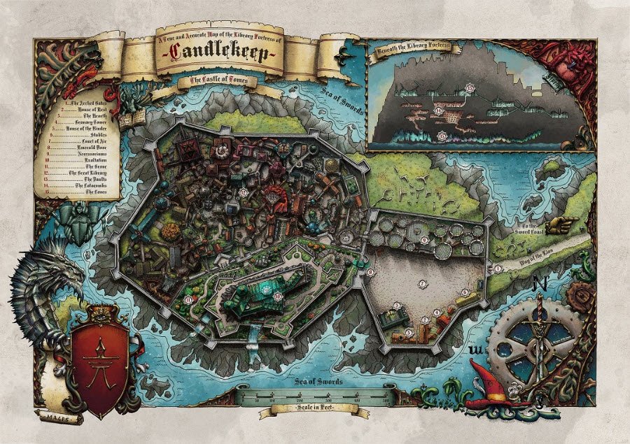 The best map of candlekeep