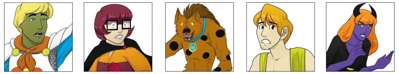 Night of fright meddling heroes and their talking gnoll