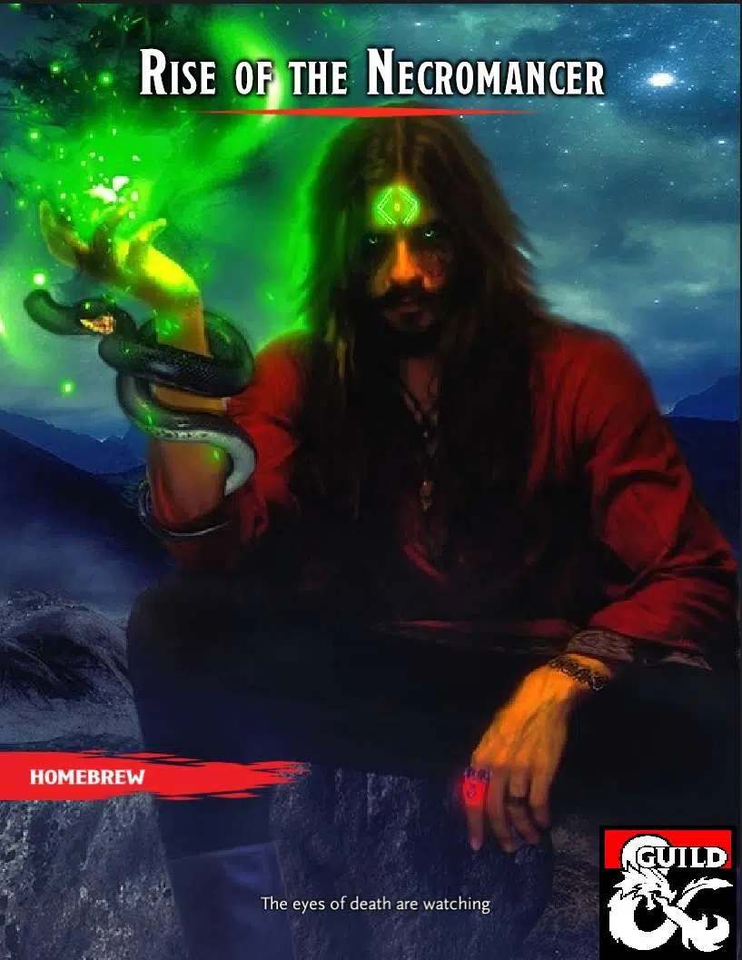Rise of the necromancer cover art