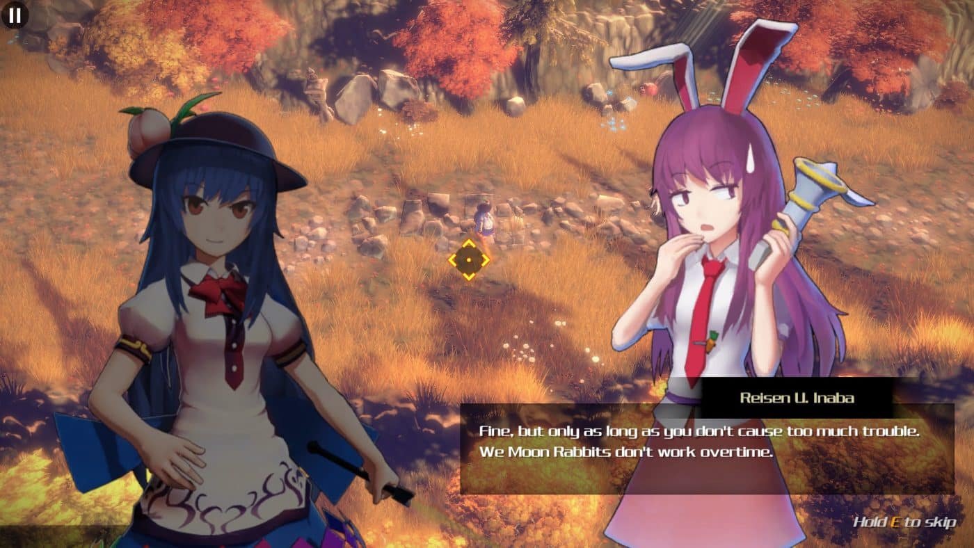 The gun-toting moon rabbit girl explains that her people don't work overtime