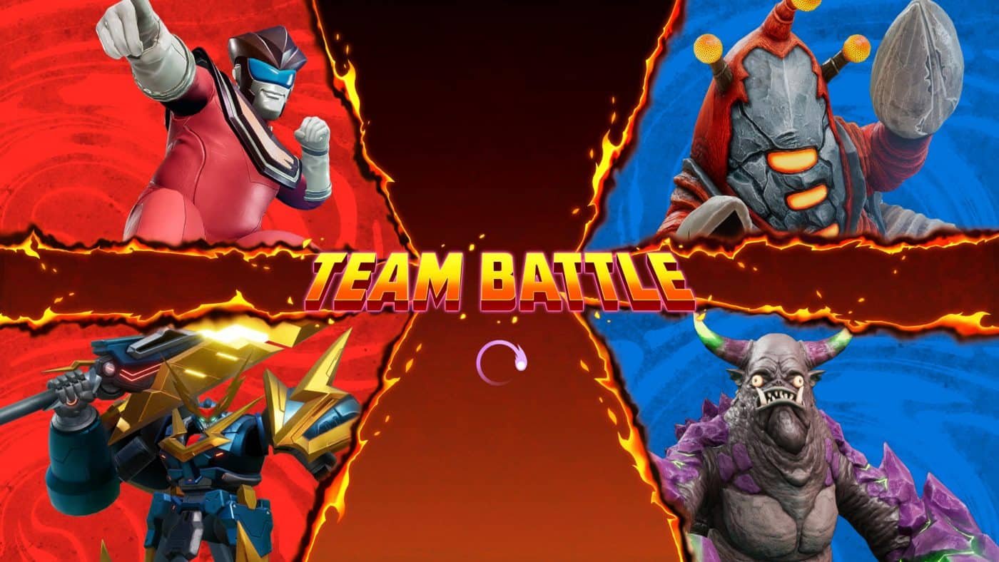 Team battles in gigabash allow you and a buddy to go up against another team of two.