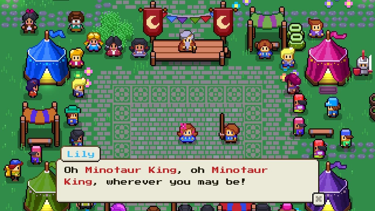 Blossom tales ii: the minotaur prince calls on some other nostalgia besides zelda.