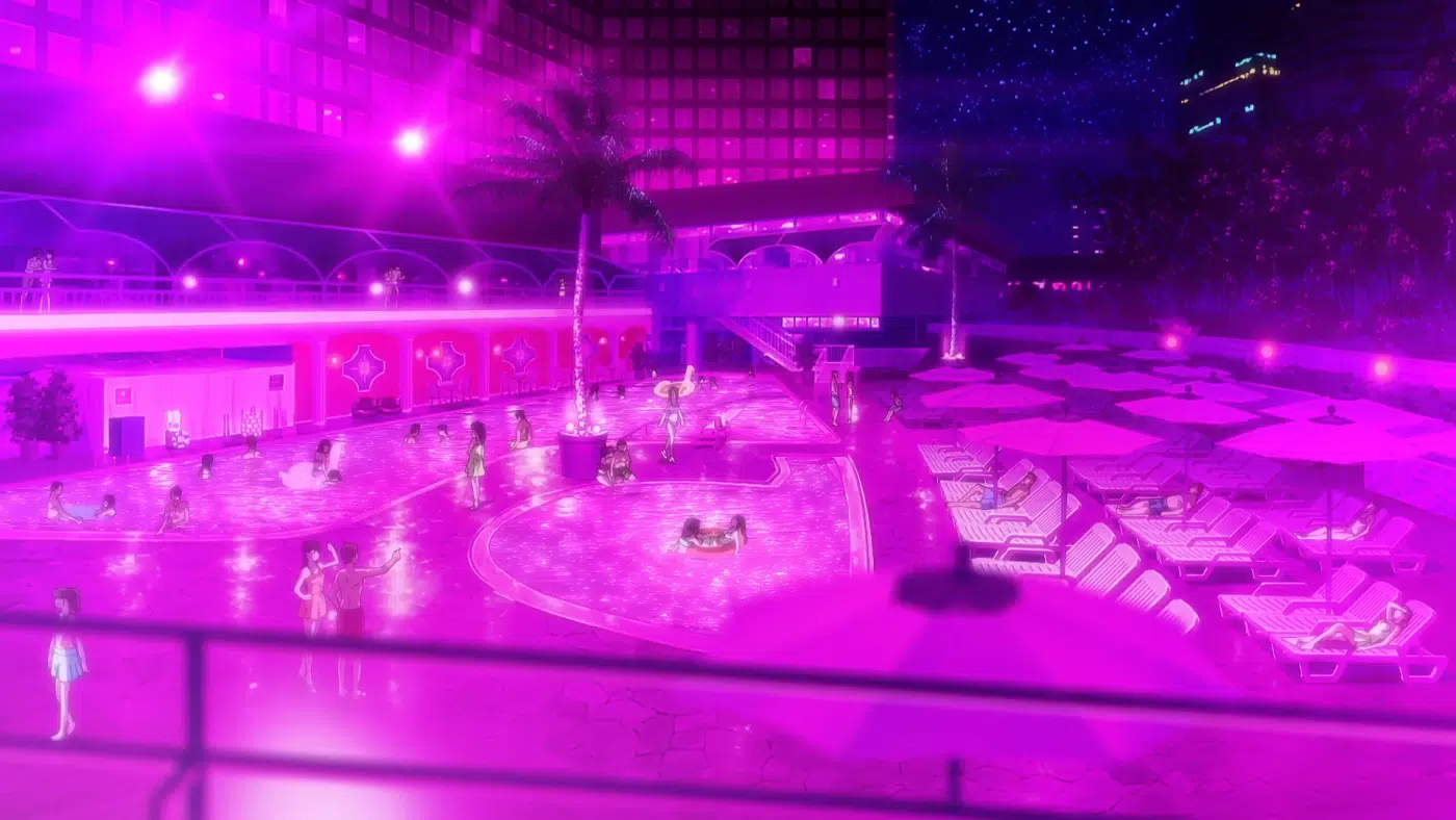 Call of the night - purple-tinted scenery