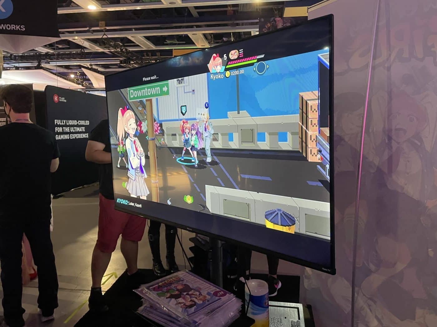 Rivery city girls 2 being demoed at pax west 2022 - pax west 2022 report: wayforward and limited run games