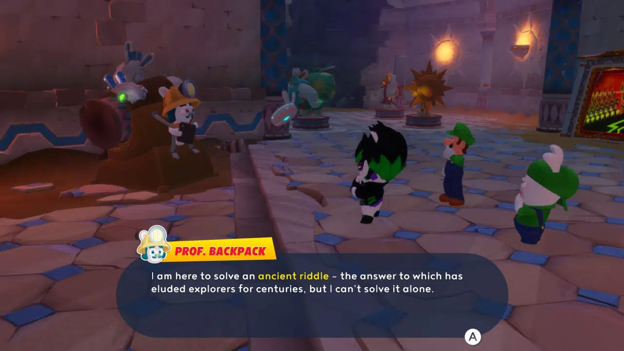 Mario + rabbids sparks of hope has tons of npcs with short side quests.
