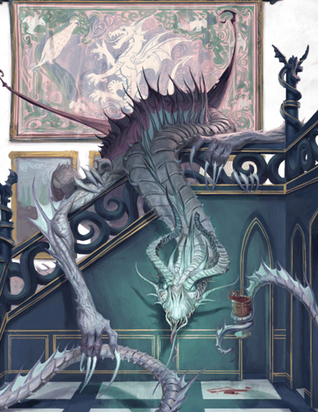 The cool dragon from jessica marcrum's Tavern Tale adventure Mist