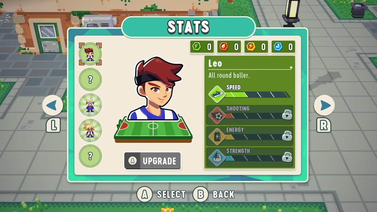 Upgrading stats in soccer story is important for both on- and off-field dominance.