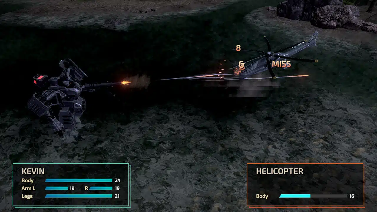 The close up battle shots in front mission 1st: remake look fantastic.
