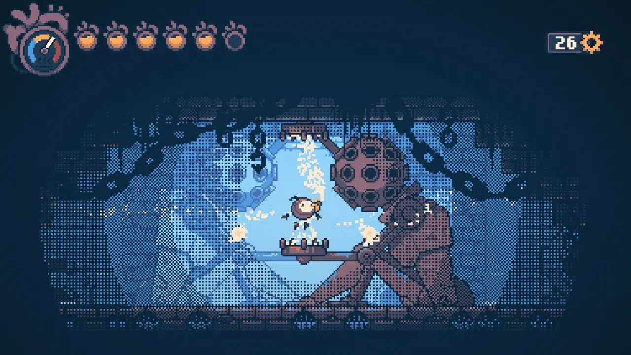 Haiku, the robot doesn't hide it's Metroid inspirations.