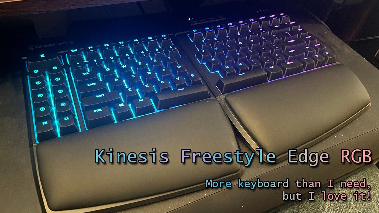 The Kinesis Freestyle Edge RGB Offers Flexibility and Flash