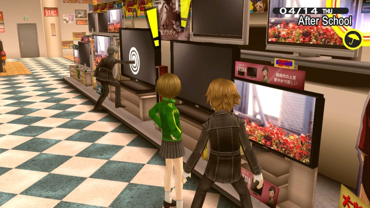 I love that a department store is a crucial locale in persona 4 golden.